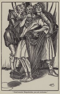 Illustration til The Essays of Elia af Charles Lamb (litho) af A. Garth Jones