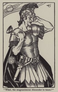 Illustration til The Essays of Elia af Charles Lamb (litho) af A. Garth Jones