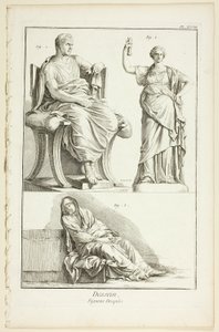 Design: Draperede figurer, fra Encyclopédie
