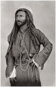 En beduin fra ørkenen, Irak, 1925
