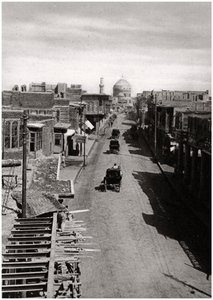 En gade i Bagdad, Irak, 1925