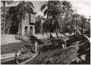 Serai Creek, Basra, Irak, 1925 af A. Kerim