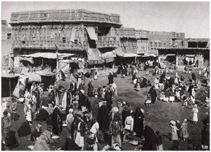 Market al Dijaj-markedet, Basra, Irak, 1925.