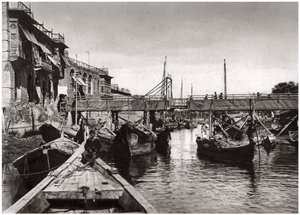 Whiteley Bridge, Ashar Creek, Basra, Irak, 1925 af A. Kerim