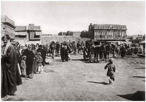 Bazarpladsen i Basra, Irak, 1925