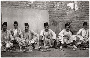 Tyrkiske pengevekslere, Bagdad, Irak, 1925 af A. Kerim
