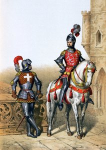 Kaptajn for bueskytterne i Paris og en kavaler, 1400-tallet, 1887