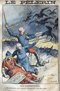 Dreyfus sag. For forhastet: præsterne og hæren forsvarer Frankrig af jødiske gribbe og udprægede dommere.