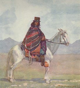 En araukansk indianer, 1916 af A. S. Forrest