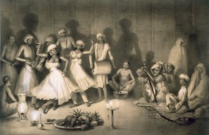Dance of Nautch Girls, pub. 1858.