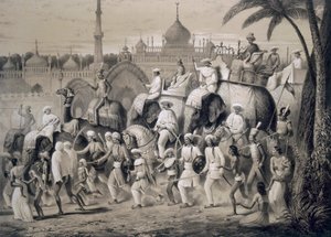 Lucknow, hovedgaden, fra 