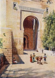 Alhambra, Retfærdighedsporten (farve litho)