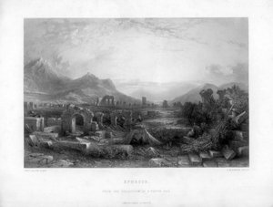 Efesos, Tyrkiet, 1800-tallet.