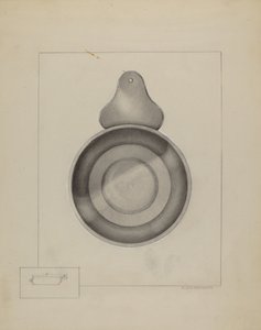Tin Porringer af A. Zaidenberg