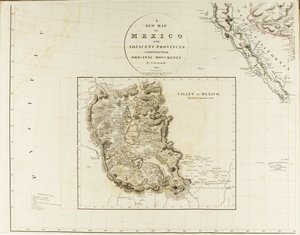 Et nyt kort over Mexico og tilstødende provinser