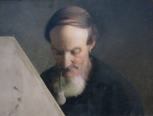 Fisker reparerer net af Abbott Handerson Thayer