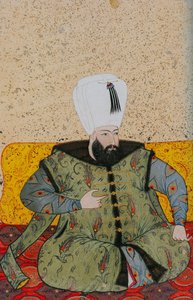 Ahmed I 1590-1617, Sultan af Det Osmanniske Rige, ca 1705 af Abdulcelil Levni