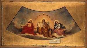 Fransk: Le Père éternel, le Christ et la Vierge