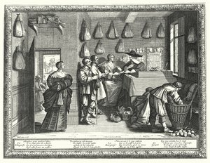 Advokaten (gravering) af Abraham (after) Bosse