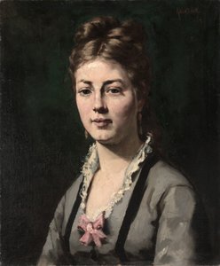 Portræt af en kvinde af Abraham Archibald Anderson