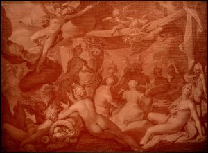 gudernes fest af Abraham Bloemaert