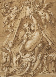 Mars og Venus af Abraham Bloemaert