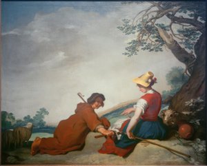 Pastoral scene af Abraham Bloemaert