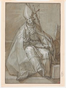 Sankt Willibrord af Abraham Bloemaert