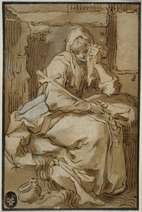 Den hellige Thais af Abraham Bloemaert