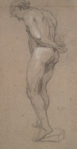 Stående nøgen mand af Abraham Bloemaert