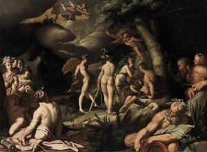Dommen over Paris af Abraham Bloemaert