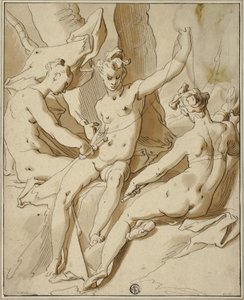 De tre skæbner af Abraham Bloemaert