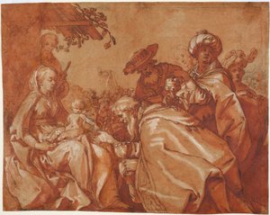 Tilbedelsen af magi af Abraham Bloemaert