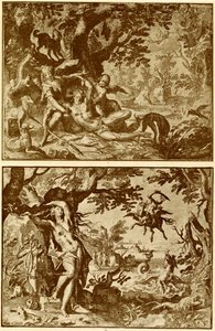 Venus og Adonis af Abraham Bloemaert