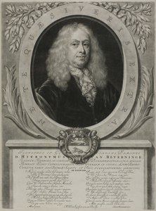 Portræt af D. Hieronymous van Beverningk af Abraham Blooteling