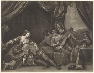 Den fortabte søn i bordellet af Abraham Bloteling (possibly)