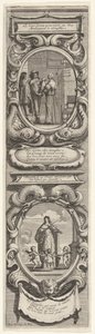 Allegorier til ære for Dauphinens fødsel, ca. 1638. af Abraham Bosse