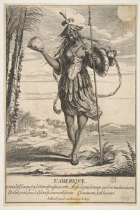 Amerika LAmerique. af Abraham Bosse