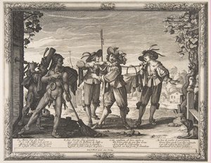 Charivari, K. 1633. af Abraham Bosse