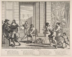 Klædetiggere, 1635. af Abraham Bosse