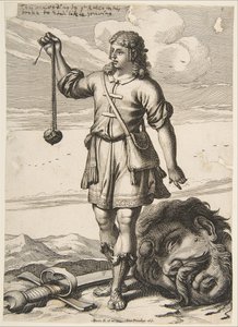 David with the Head of Goliath, 1651. dani af Abraham Bosse