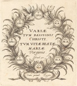 Frontispice til Callots "The Mysteries of the Passion" af Abraham Bosse