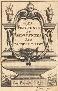 Frontispice til Callots "The Penitents" af Abraham Bosse