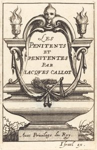 Frontispice til Callots "The Penitents" af Abraham Bosse