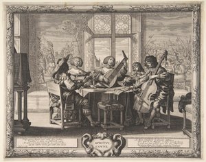 Hørelse, ca. 1638. af Abraham Bosse