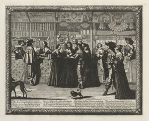 Galleriet i Paris af Abraham Bosse