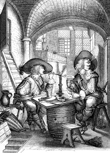 Tobak, 1600-tallet af Abraham Bosse