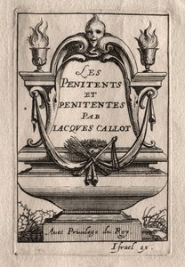 The Penitents: Frontispice af Abraham Bosse