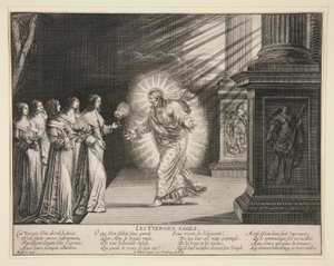 The Wise Virgins: The Foolish Virgins (6 af 7 tryk i serien) af Abraham Bosse