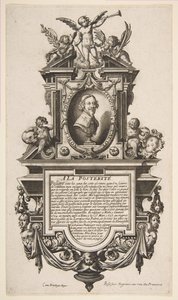 Portræt af Jacques Callot, ca. 1636. af Abraham Bosse